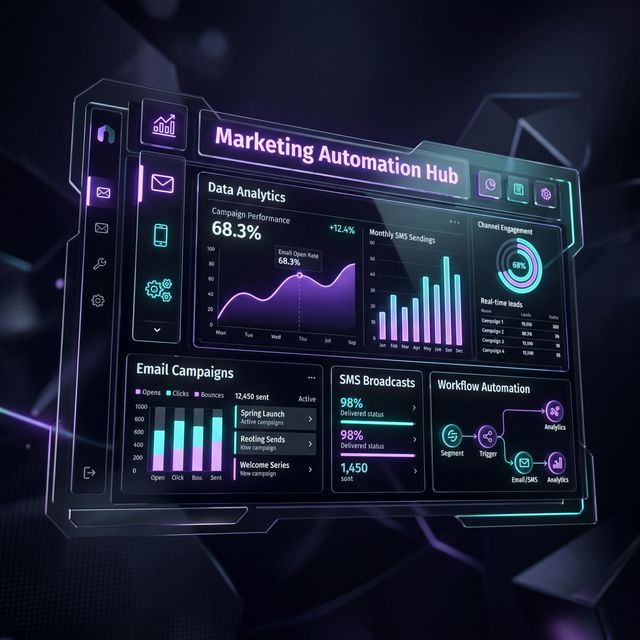 AzenticForce Omnichannel Marketing Dashboard